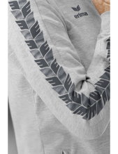 Erima Team Tracktop Essential Sports Jacket - comfortable, ribbed cuffs, side pockets - light grey/grey Men